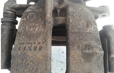 VW T5 Bus Kasten Bj.08 Bremssattel hinten links 2.5TDI TRW 294x22mm